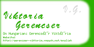 viktoria gerencser business card